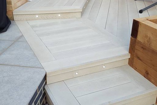 Composite deck porcelain slabs - Bishop's Stortford - North Essex Landscaping
