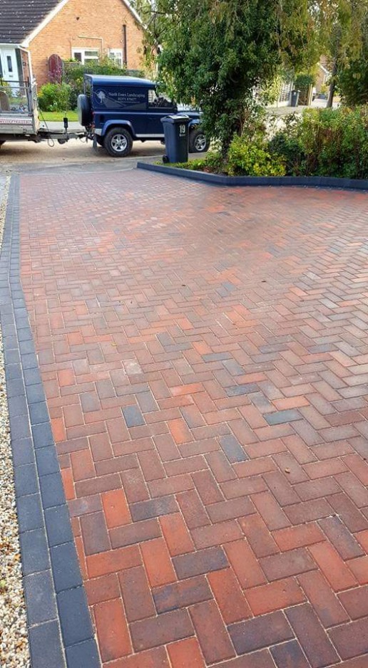 Driveway dark brick
